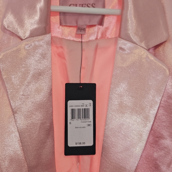 GUESS Powder Rose Breta Blazer - Picture 1 of 6